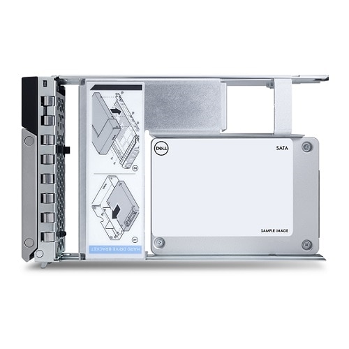 Dell 480GB SSD SATA Mix Use 6Gbps 512e 2.5in 3.5in Hybrid Carrier